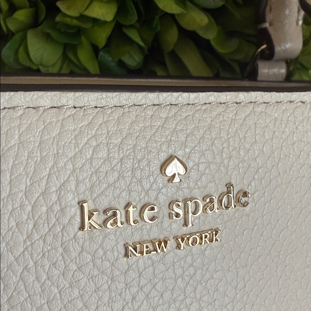 KATE SPADE ♠️ New York 🤎Lena🤎 COLORBLOCK PEBBLED LEATHER MINI TOTE BAG - Picture 13 of 17